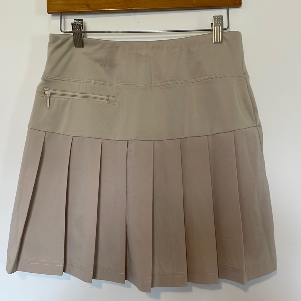 GG Blue Pleated Skirt